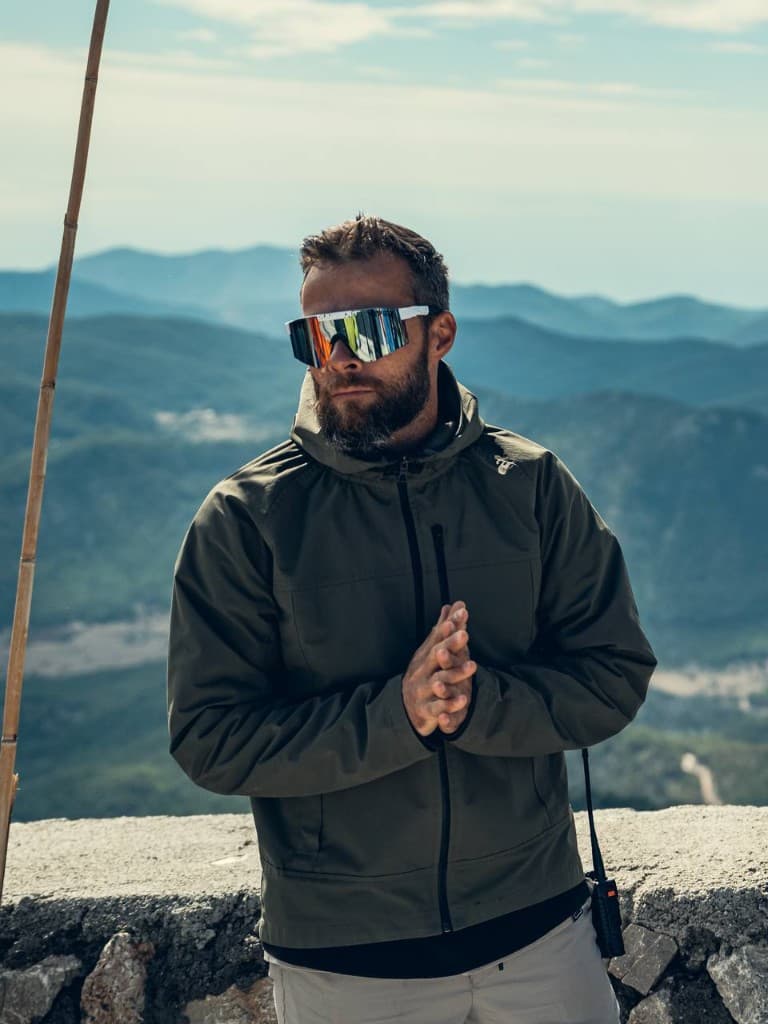 Instructor portrait in the mountains